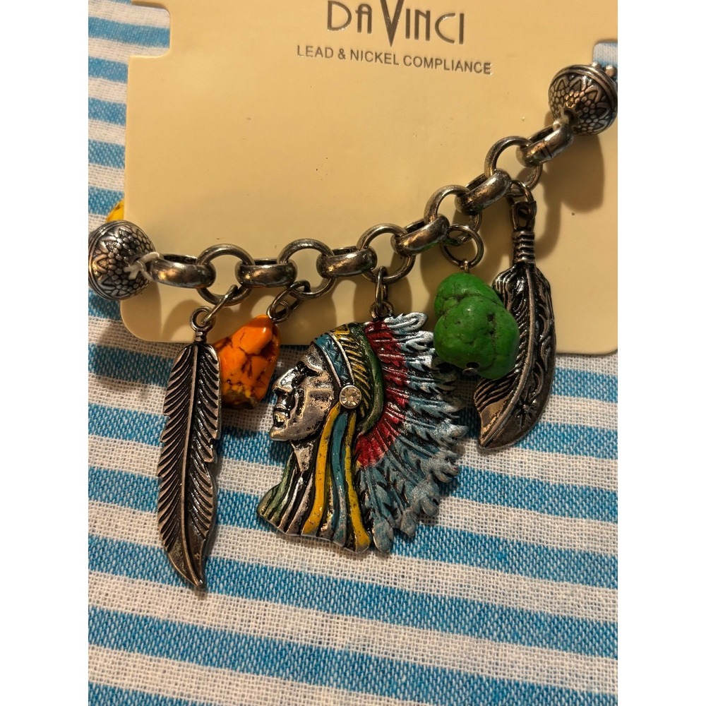#33. Native American themed charm bracelet